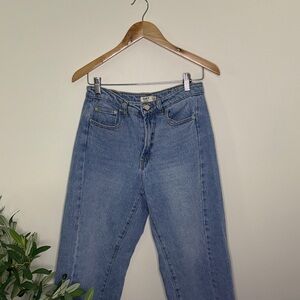 Oat New York Women's Blue Straight Leg Jeans